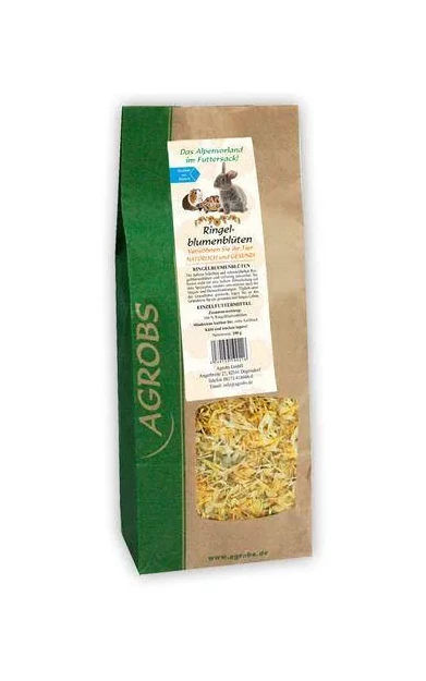 Agrobs Ringelblumenbluten 100gr - Wielens Diervoeders Agrobs Ringelblumenbluten